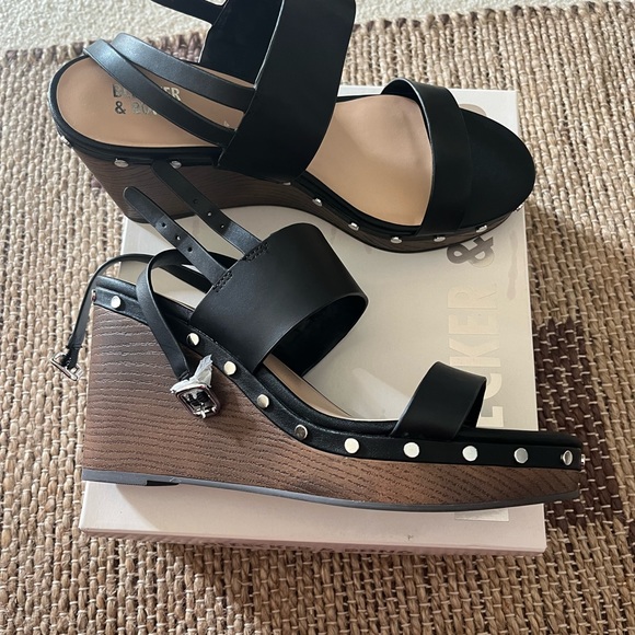 Bleeker & Bond Slingback Wedge heel 10 - Picture 1 of 5